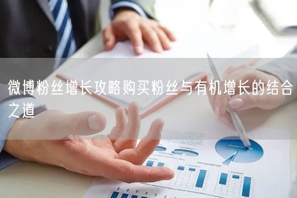 微博粉丝增长攻略购买粉丝与有机增长的结合之道