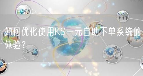 如何优化使用KS一元自助下单系统的体验？