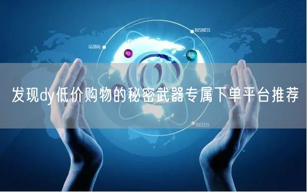 发现dy低价购物的秘密武器专属下单平台推荐