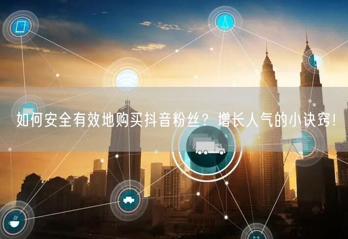 如何安全有效地购买抖音粉丝？增长人气的小诀窍！